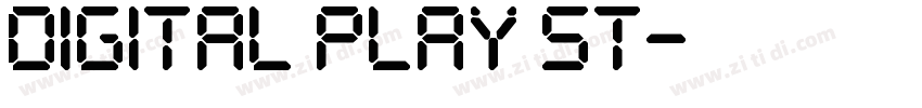 Digital Play St字体转换